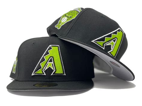 Black Arizona Diamondbacks Custom 59fifty New Era Fitted Hat Sports