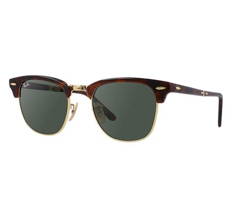 clubmaster folding green classic g 15 rb2176 990 51 21 ray bans ray ban sunglasses outlet