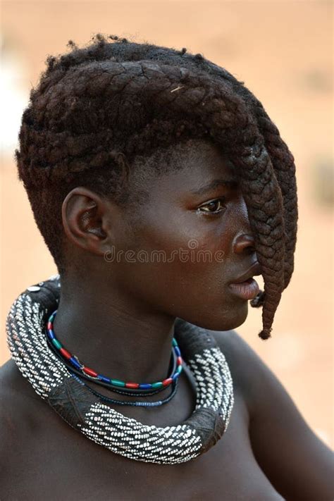 Himba Girl Portrait Namibia Editorial Photo Image Of Outdoor
