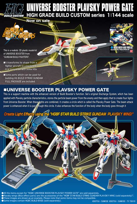 Gundam Build Fighters Hgbc 1144 Universe Booster Plavsky Power Gate