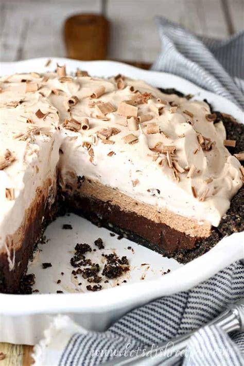Triple Layer Chocolate Cream Pie — Let S Dish Recipes
