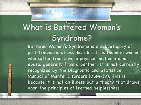 Battered Womens Syndrome