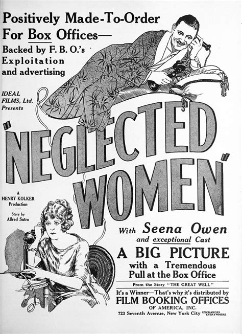 neglected women 1924