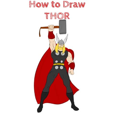 How To Draw Thor How To Draw Easy