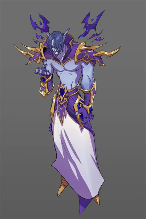 Wow Void Elf Shadow Priest By Silsol On Deviantart Warcraft Art World