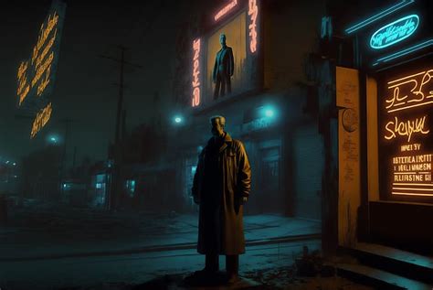 Hd Wallpaper Ai Art Blade Runner Cyberpunk Noir City Street Rain