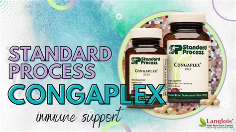 Standard Process Congaplex Immune Support You Need Youtube