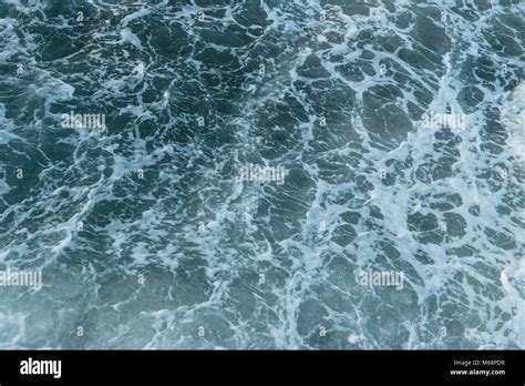 Sea Ocean Wave Top View Texture Pattern For Water Nature Background