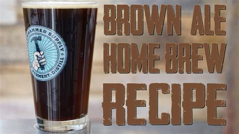 Home Brewing All Grain Brown Ale Beer Recipe Brew Insight