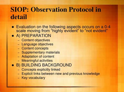 Ppt The Siop Model Sheltered Instruction Observation Protocol