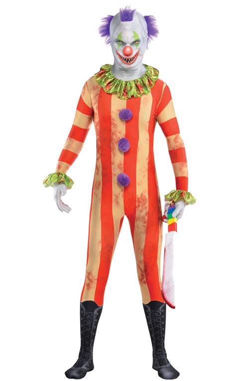 Scary Clown Age 10 14 Boys Halloween Fancy Dress Joker Circus Kids