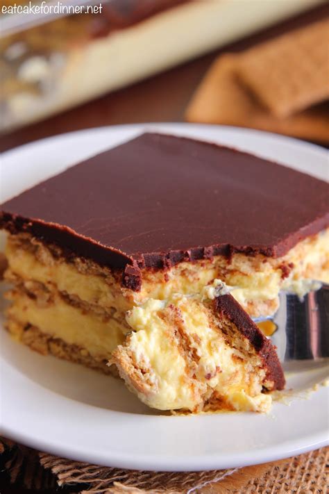 Cake is meant to be. No-Bake Chocolate Eclair Dessert | Eat Cake For Dinner ...