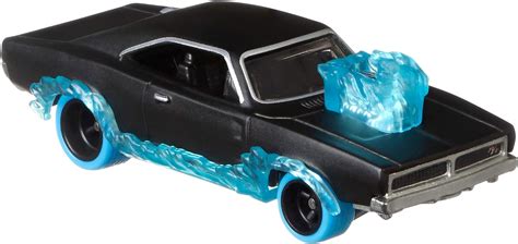 Real Riders Hot Wheels Premium Ghost Rider Dodge Charger Model Car