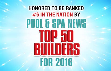 All Seasons Pools Named One Of The Top Pool Builders In The Country