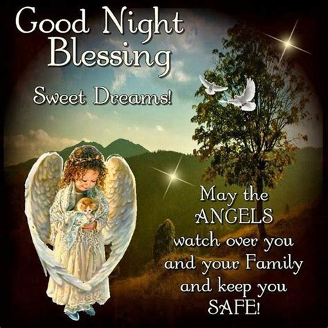 Good Night Blessings Quotes Good Night God Bless You Images And Prayer