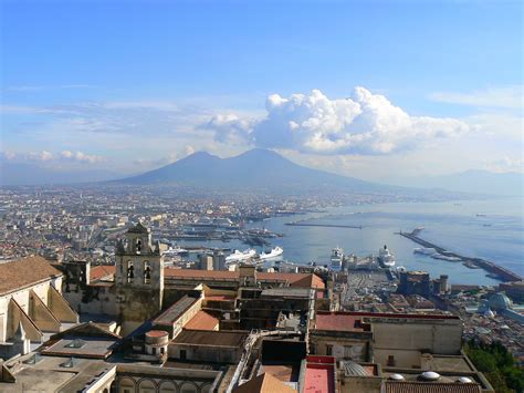 Clouds Over The City Of Naples Italy Wallpapers And Images