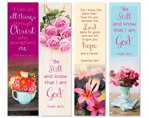Christian Printable Bookmarks Bible Verse Digital Download