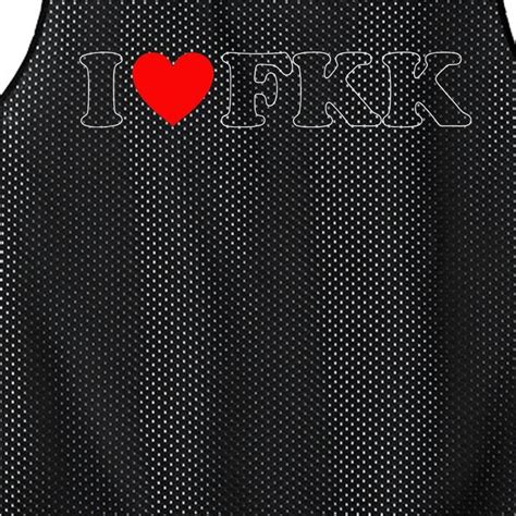 i love fkk free body culture nude swimming bathing lake beach mesh reversible basketball jersey