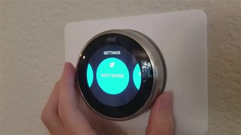 Settings On Nest Thermostat Youtube