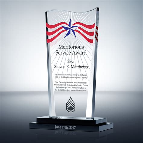 Meritorious Army Service Award 324 3 Wording Ideas Diy Awards