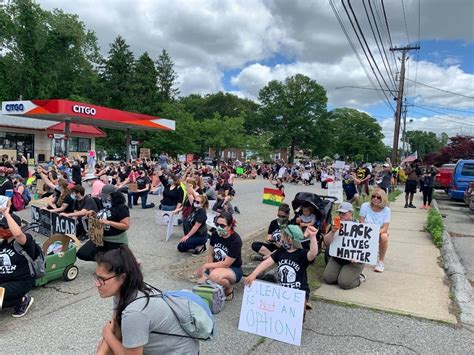 photos videos from sunday s peaceful blm protest in groton groton ct patch