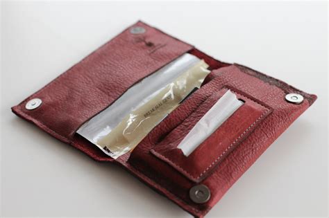 Genuine Leather Tobacco Pouch Handcrafted Rolling Cigarettes Etsy