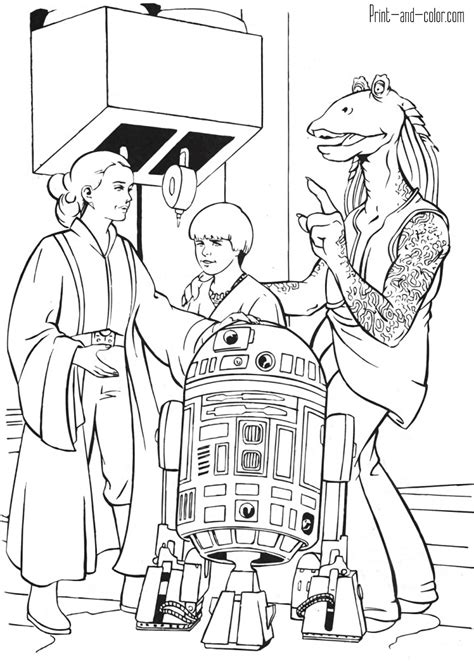 Star Wars Coloring Pages Print And Color