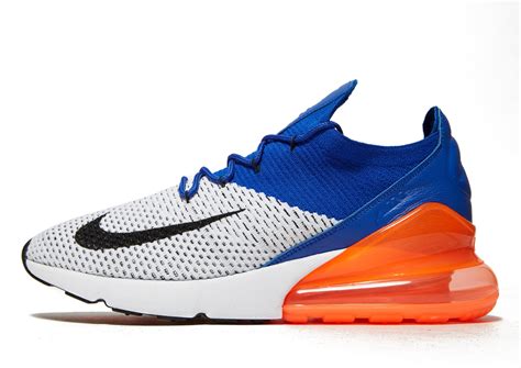 Nike Synthetic Air Max 270 Flyknit In Blueredwhite Blue For Men Lyst