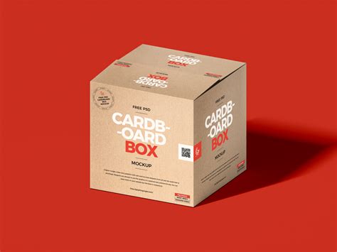 psd square cardboard box packaging mockup graphic google tasty graphic designs