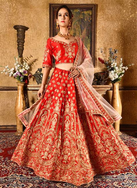 New Designer Resham Work Velvet And Silk Lehenga Cholis Collection For Wedding Function Catalog