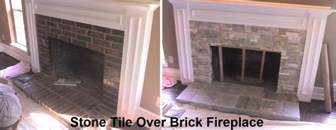 Mosaic Tile Over Brick Fireplace 14 Fresh Designs For Tiled