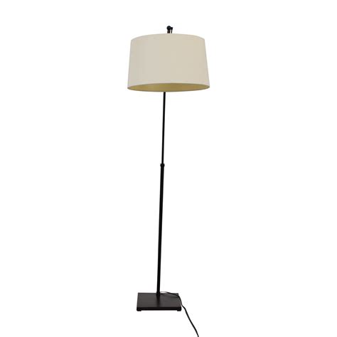 It could be used for a hanging or table lamp. 77% OFF - Crate & Barrel Crate & Barrel Dexter Arc Floor Lamp with White Shade / Decor