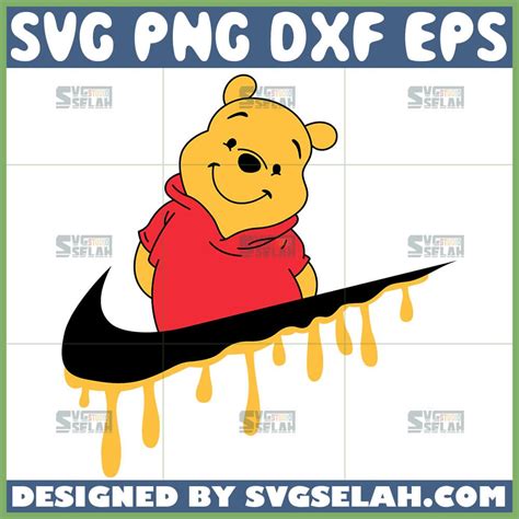 Winnie The Pooh Nike Logo SVG - SVG Selah