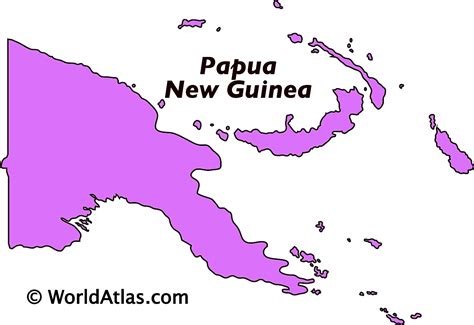Mapas De Papúa Nueva Guinea Atlas Del Mundo