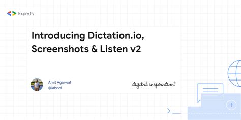 Introducing Dictation Io Screenshots Listen V Digital Inspiration