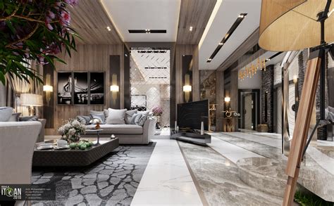 Luxury Living Room Main Hall Interior Design Villa