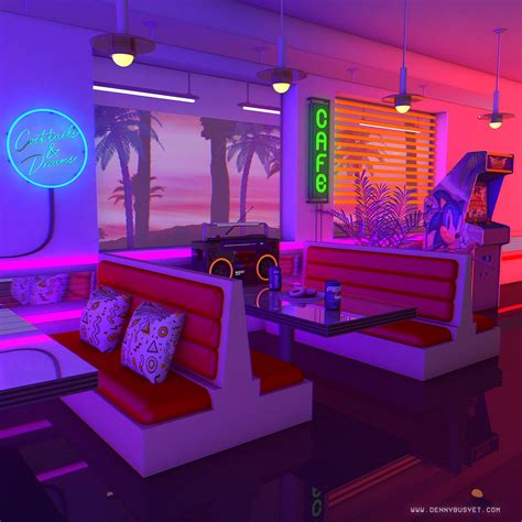 vaporwave room artwork heavily inspired by 80 s aesthetic nostalgia fueled by synthwave