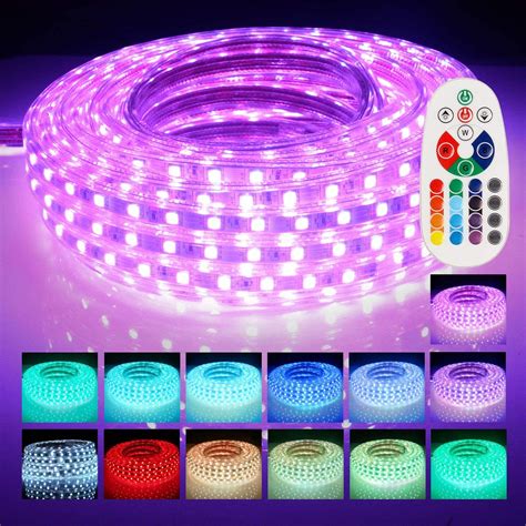 50ft 900led Rope Light Strip String Outdoor Garden Xmas Party