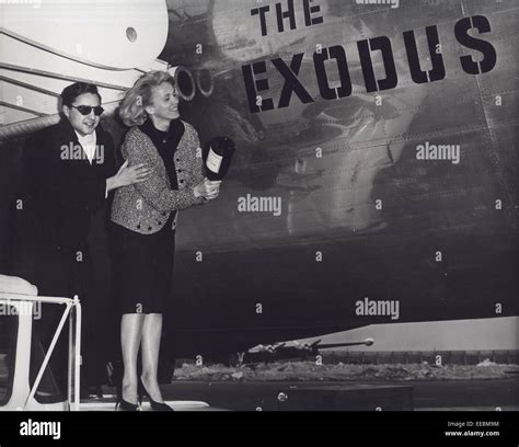 Eva Marie Saint At Airliner Exodus Dedicated By Movie Starssupplied By