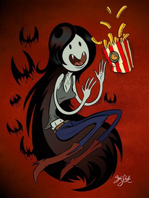 Marceline Gets Her Fries By Themrock On Deviantart Adventure Time