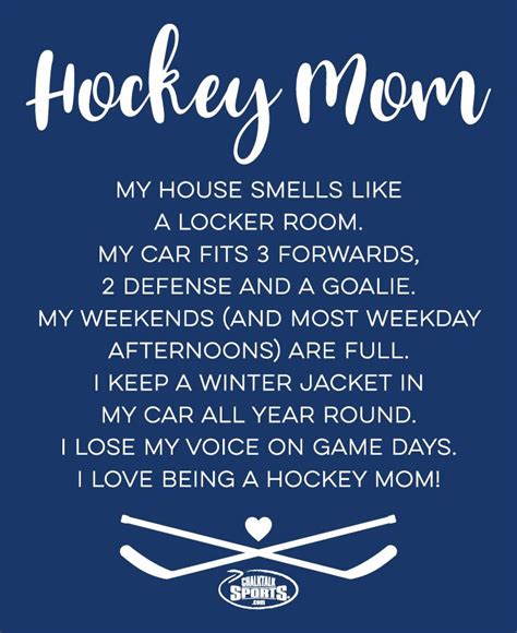 Hockey moms are so much more. Celebrate and Thank your Hockey Mom this Mother's Day and everyday for all they do! Check out ...