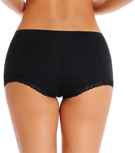 Briefs Panties For Women Seamless Mid Rise Full Coverage Hipster Quick