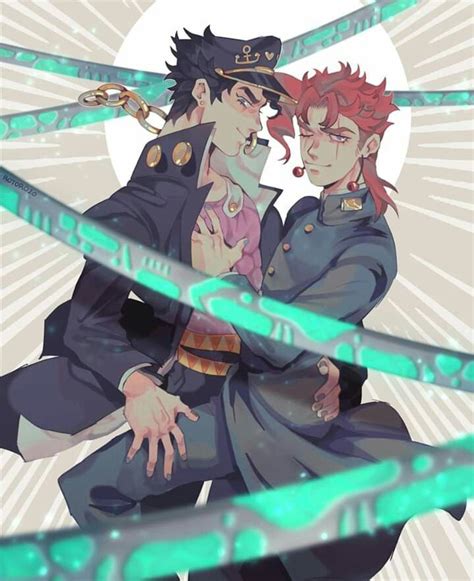 Pin By Yessi On Kujo Jotaro X Kakyoin Noriaki Jojo Bizzare Adventure