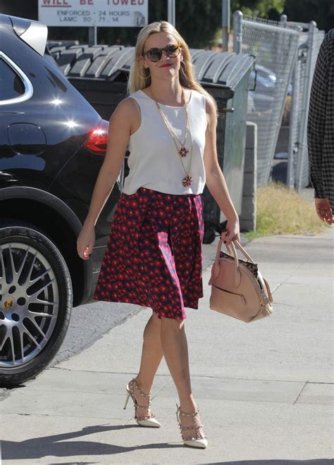 Reese Witherspoon Fashion Midi Skirt Reese Witherspoon