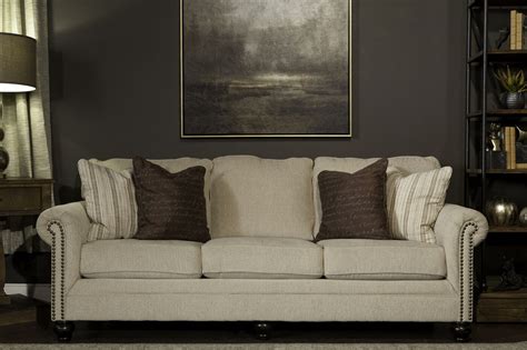 Ashley Milari Linen Sofa Mathis Brothers Furniture