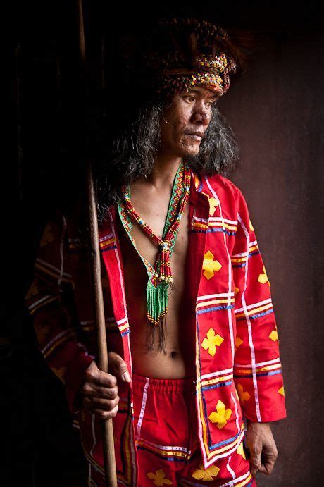 Portrait Of Manobo Datu Warrior Dress Filipino Fashion Filipino