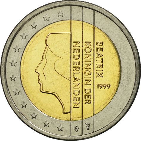 463039 Pays Bas 2 Euro 1999 Fdc Bi Metallic Km241 Fdc 2 Euro
