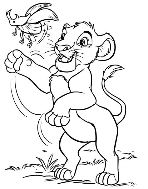 Pin By Dibujosparacolorear On El Rey Leon Lion Coloring Pages Lion King