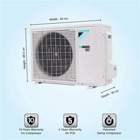 Daikin Ftl Uv W Ton Non Inverter Star Split Air Conditioner At