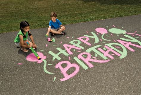 Check out our happy birthday chalk selection for the very best in unique or custom, handmade pieces from our banners & signs shops. Brush Up a Happy Birthday Craft | crayola.com